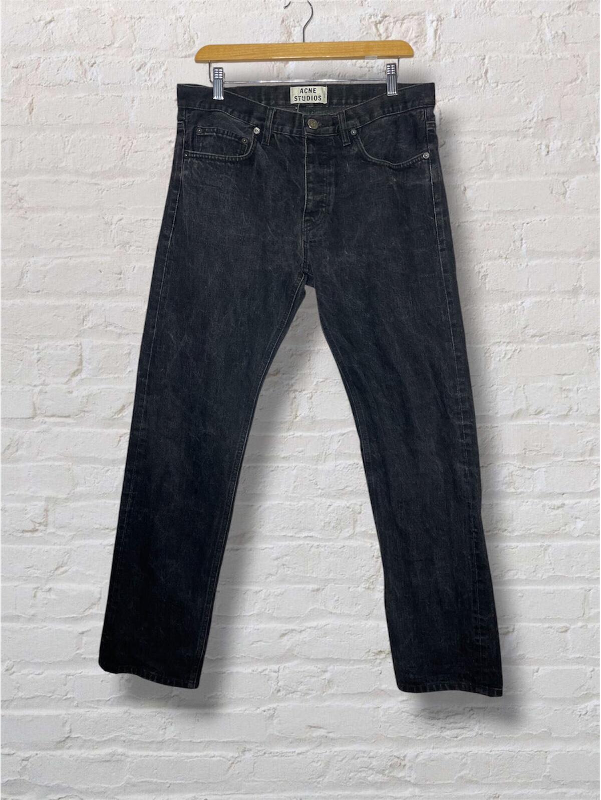 Acne Studios 1996 Black Jean Straight Lg Archival Scandi 32